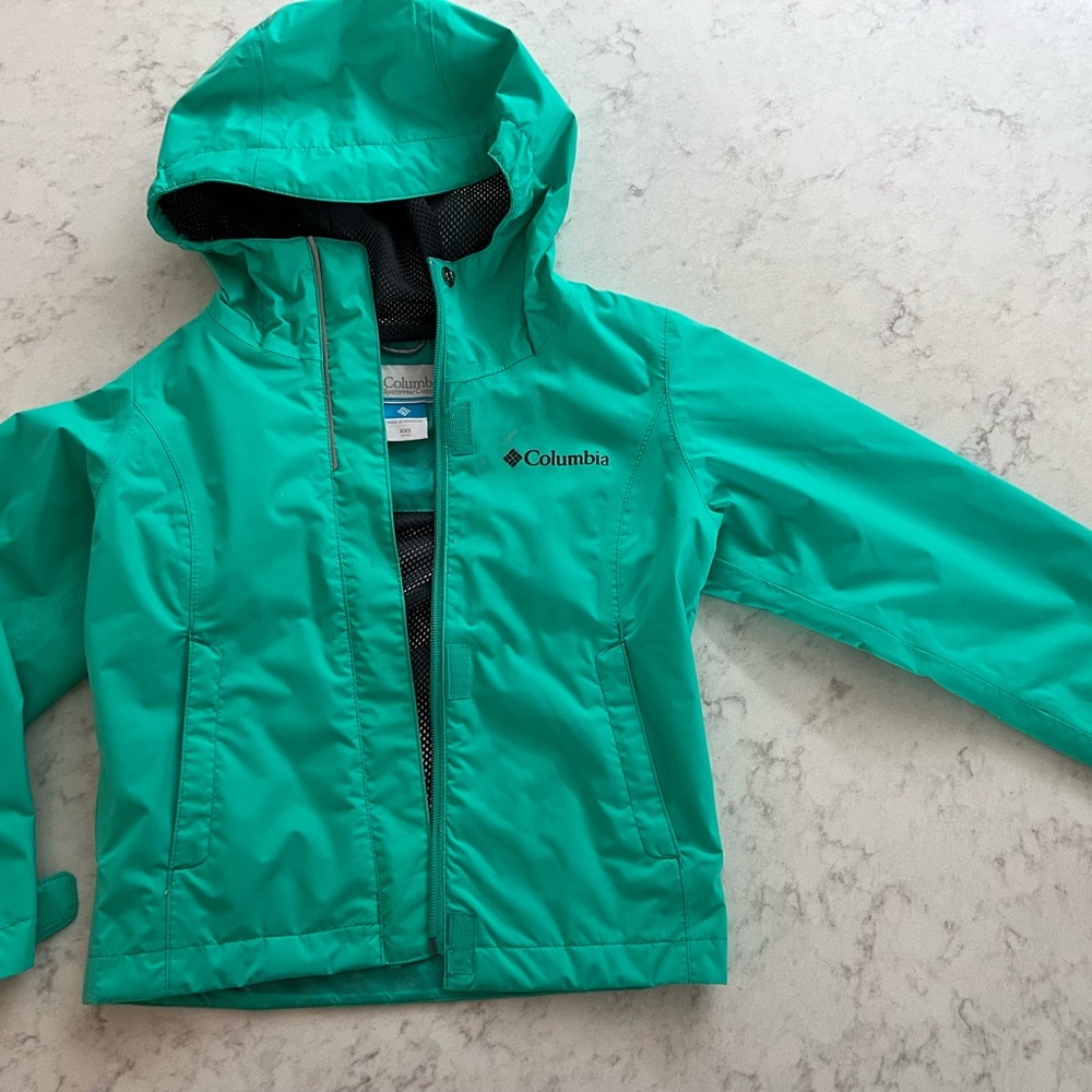 Columbia Arcadia Rain Jacket in Jade | XXS (4/5)